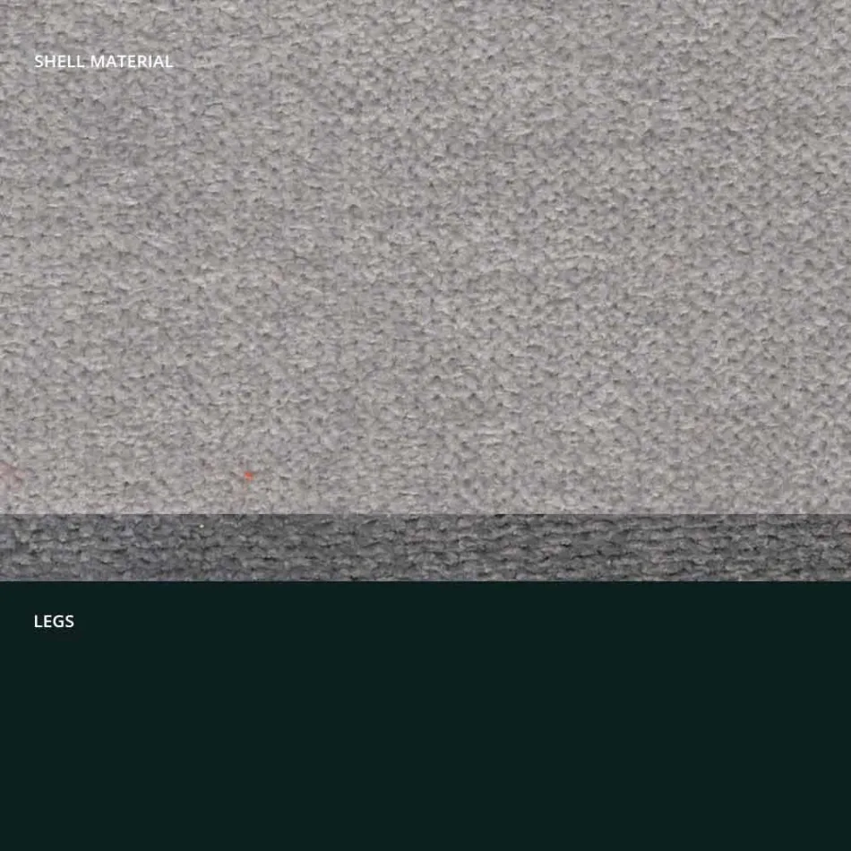 Designerskie krzesło z tkaniny z kwadratowymi nogami wyprodukowane we Włoszech, 4 sztuki - Oriella Viadurini