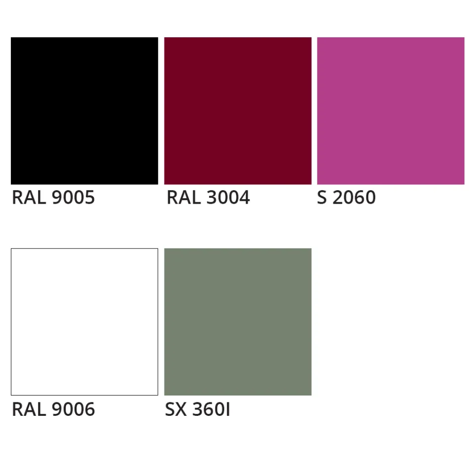 Luksusowe krzesło materiałowe z metalową podstawą Made in Italy, 2 sztuki - Alaska Viadurini