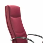 krzesło wykonawczy biurach monocoque skóropodobnym Debora Viadurini