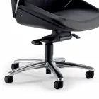 krzesło wykonawczy bydlęca Ada Angelo Pinaffo & Gorgi Viadurini