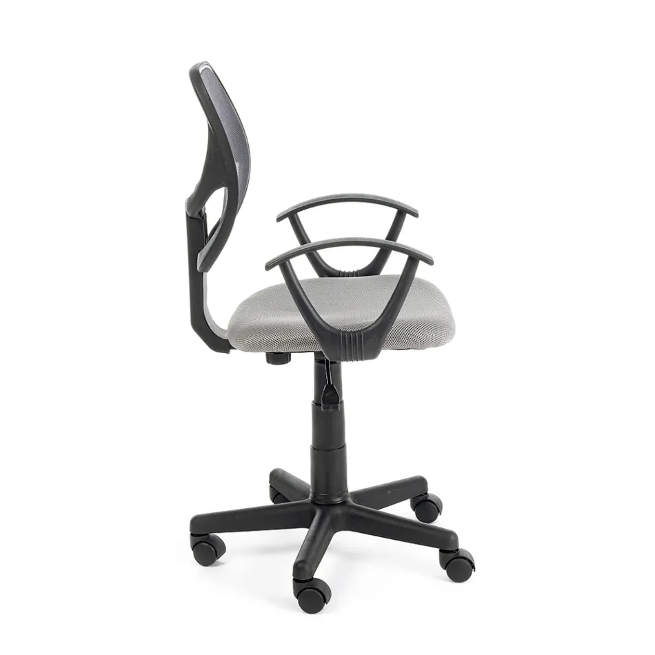 Obrotowe krzesło biurowe z nylonu i tkaniny siatkowej w 3 kolorach - Rasha Viadurini