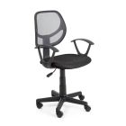 Obrotowe krzesło biurowe z nylonu i tkaniny siatkowej w 3 kolorach - Rasha Viadurini