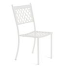 Krzesło ogrodowe do układania w stosy ze stali ocynkowanej Made in Italy 4 sztuki - Celia Viadurini