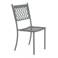 Krzesło ogrodowe do układania w stosy ze stali ocynkowanej Made in Italy 4 sztuki - Celia