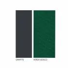 Krzesło ogrodowe z poduszką do układania w stosy z poduszką Made in Italy 2 sztuki - Allegra Viadurini