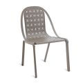 Aluminiowe krzesło ogrodowe do układania w stos Wyprodukowano we Włoszech - Amata