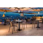 Metalowe krzesło do ustawiania w stosy Made in Italy, 4 sztuki - Verna Viadurini