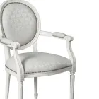 Krzesło bukowe wyściełane gumą piankową Made in Italy - Occhio Viadurini