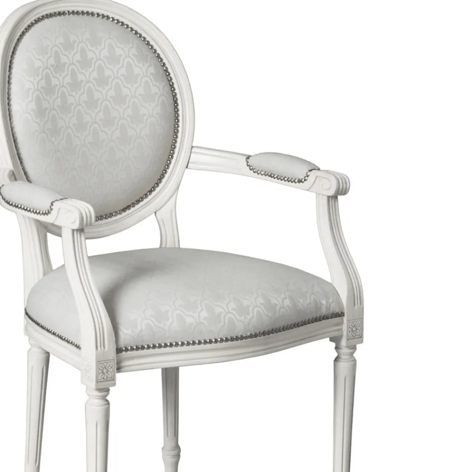 Krzesło bukowe wyściełane gumą piankową Made in Italy - Occhio Viadurini