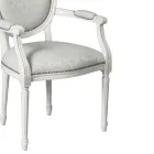 Krzesło bukowe wyściełane gumą piankową Made in Italy - Occhio Viadurini