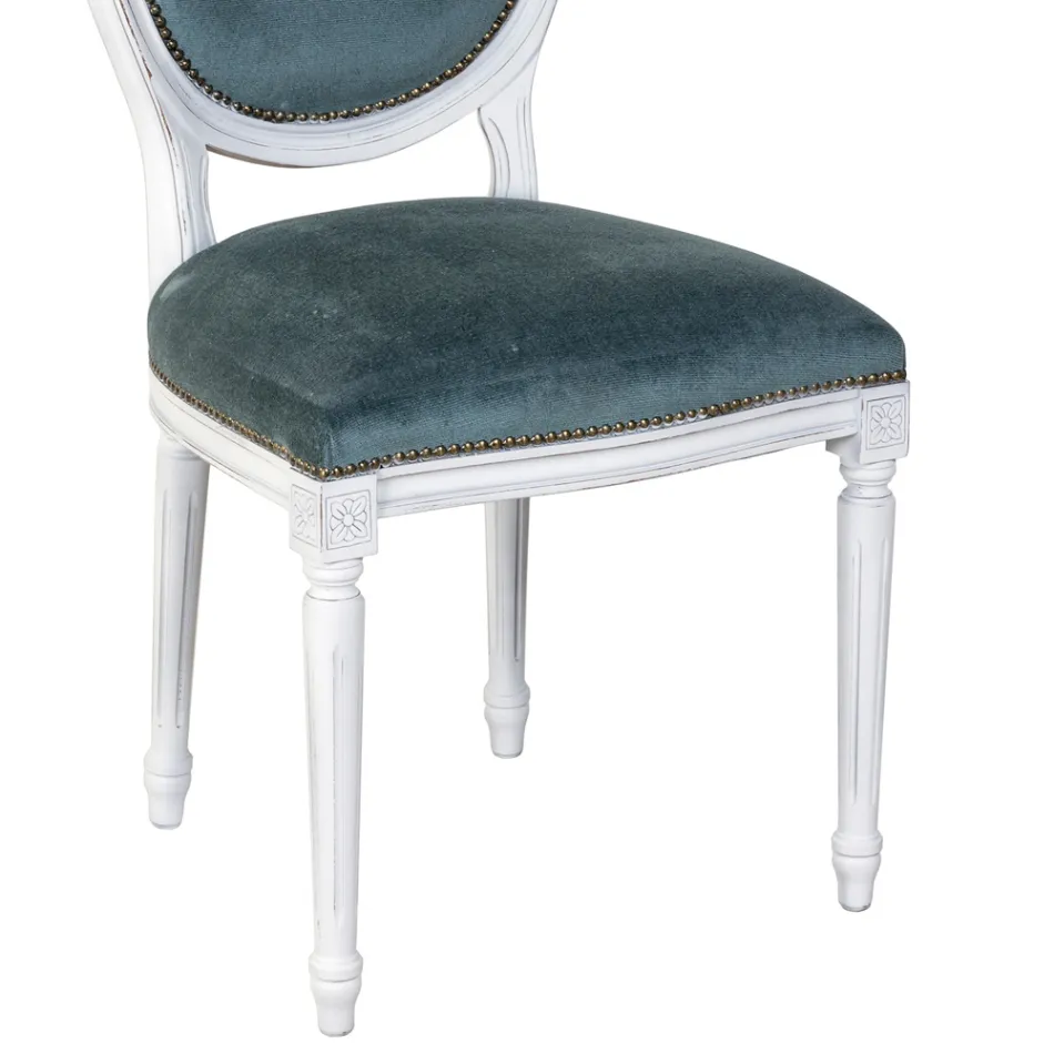 Krzesło z litego drewna bukowego i siedzisko z gumy piankowej Made in Italy - Lamiral Viadurini