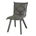 Krzesło z malowanego metalu i siedzisko w miękkim stylu vintage Made in Italy - Thani