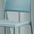 Nowoczesne krzesło z żywicy i włókna szklanego wyprodukowane we Włoszech Ravenna Viadurini
