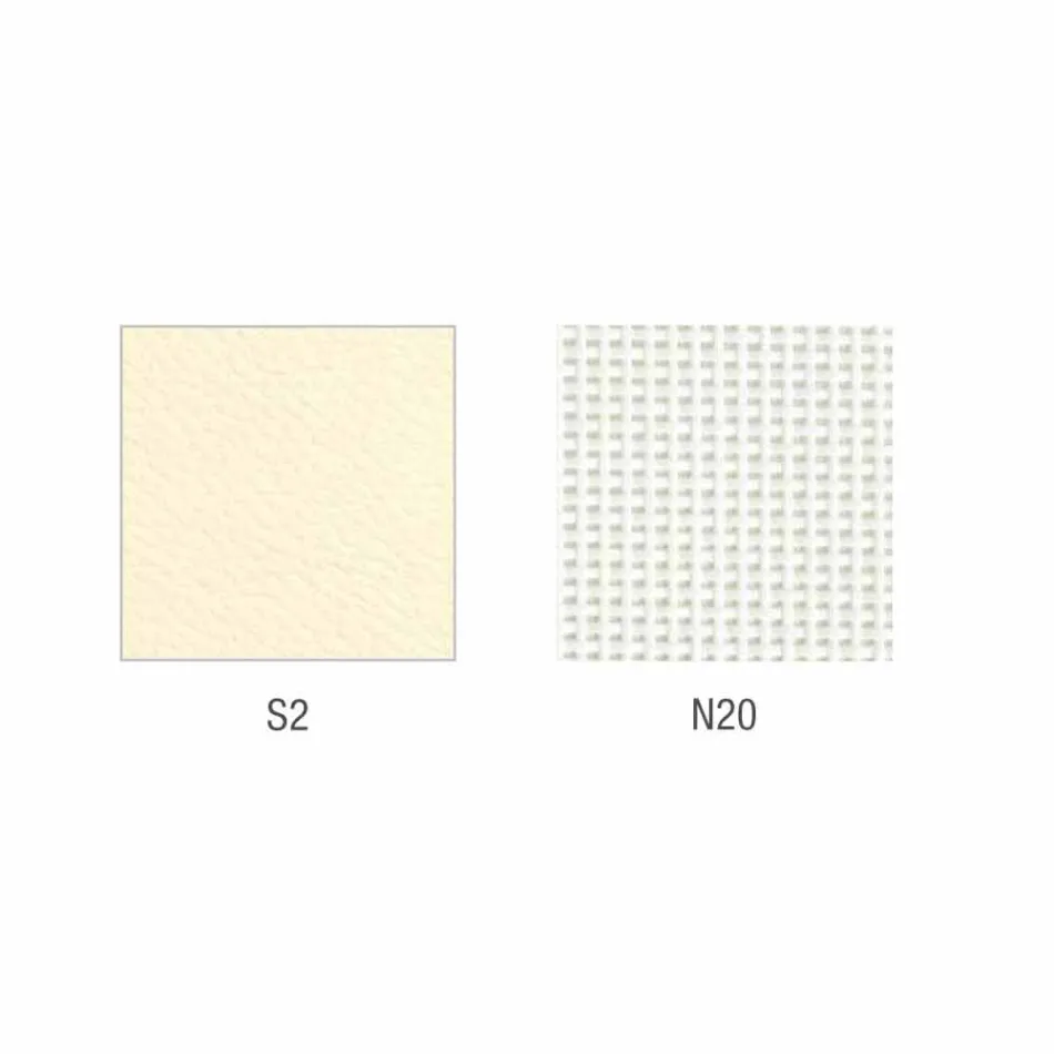 Mina - pół-kierunkowe i operacyjne krzesło ze sztucznej skóry wykonane we Włoszech Viadurini