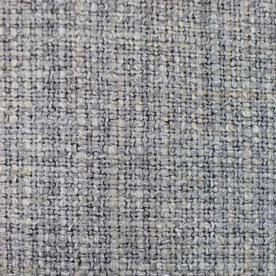 Krzesło z tkaniny z luksusową czarną metalową strukturą Made in Italy - Cocoa Viadurini