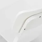 Krzesło o nowoczesnym designie z drewna i metalu, Elmas, 4 części Viadurini