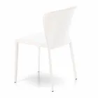 Nowoczesne krzesło do salonu pokryte imitacją skóry, Accadia, 4 sztuki Viadurini