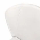 Nowoczesne krzesło do salonu pokryte imitacją skóry, Accadia, 4 sztuki Viadurini