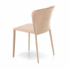 Nowoczesne krzesło do salonu pokryte imitacją skóry, Accadia, 4 sztuki Viadurini