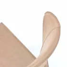 Nowoczesne krzesło do salonu pokryte imitacją skóry, Accadia, 4 sztuki Viadurini