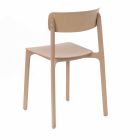 Nowoczesne krzesło z kolorowego polipropylenu do układania w stosy, 4 sztuki - Tierra Viadurini