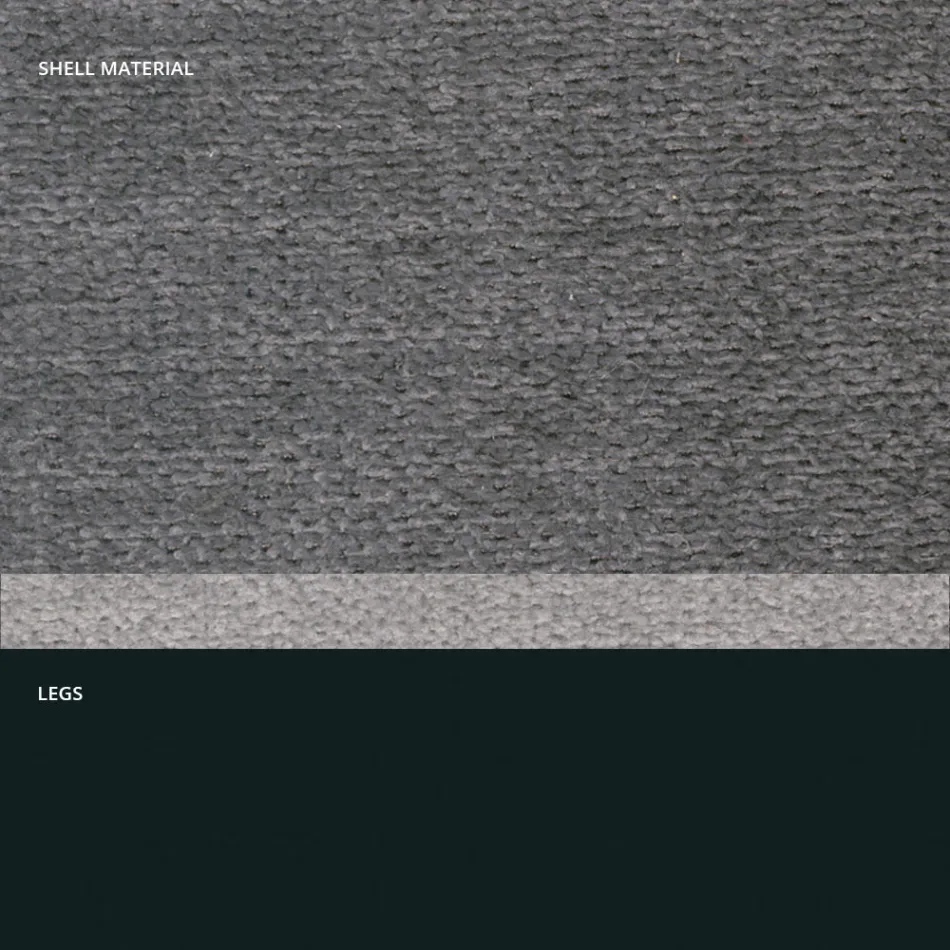 Nowoczesne krzesło z tkaniny i trójkątnych nóg wykonane we Włoszech, Oriella Viadurini