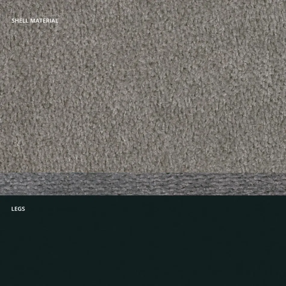 Nowoczesne krzesło z tkaniny i trójkątnych nóg wykonane we Włoszech, Oriella Viadurini