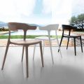 Krzesło do jadalni i kuchni Mirto, wykonane z polipropylenu, o nowoczesnym designie