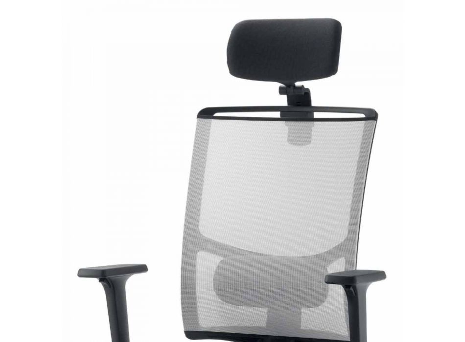 Krzesło operacyjne i pół-wykonawcze w tkaninie produkowanej we Włoszech Mina Viadurini