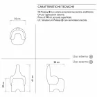 Nowoczesne krzesło Elephant dla dzieci, 4 kolorowe elementy - Tino od Myyour Viadurini