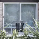 Krzesło metalowe do układania w stos na zewnątrz Made in Italy 2 sztuki - Simply Viadurini