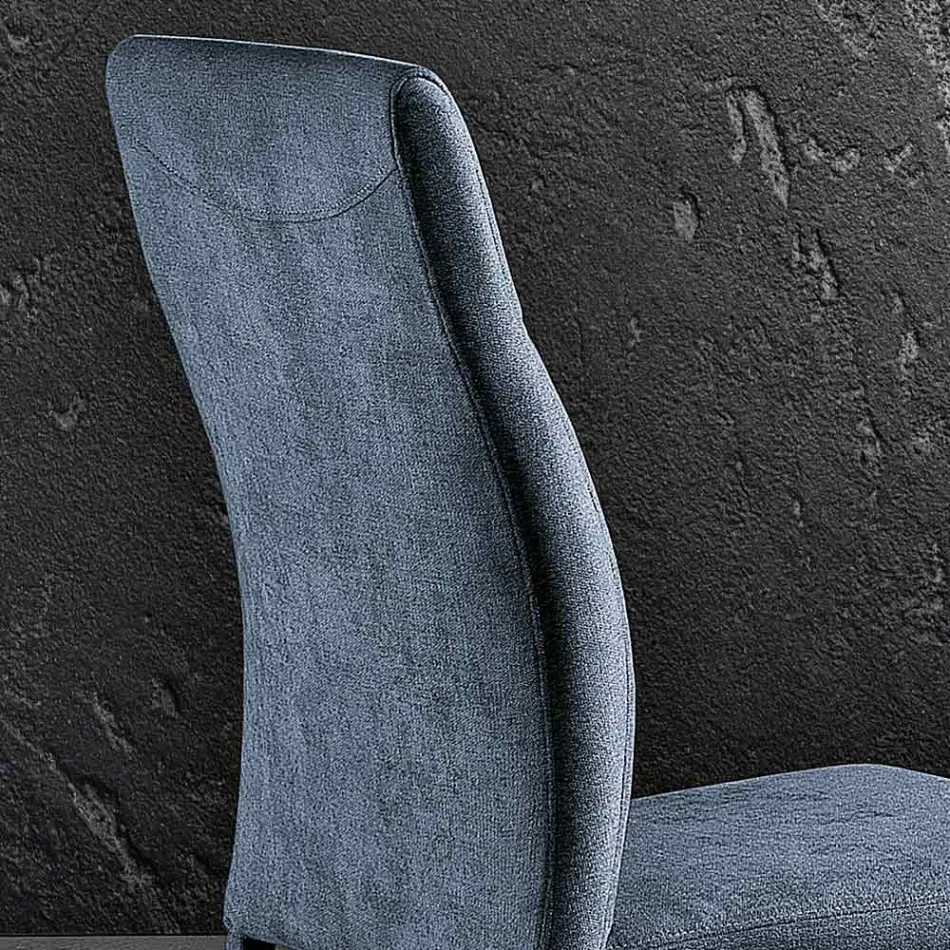 Designerskie krzesło do jadalni z tkaniny wykonanej we Włoszech, Luigina Viadurini