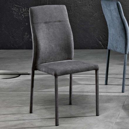 Designerskie krzesło do jadalni z tkaniny wykonanej we Włoszech, Luigina Viadurini