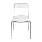 Pleksiglasowe krzesło do jadalni Made in Italy 2 sztuki - Charlotte Viadurini