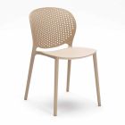 Nowoczesny design krzesła polipropylenowego Blake, 4 części Viadurini