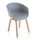 Krzesło do jadalni z polipropylenu i metalu 4 sztuki - Severina Viadurini