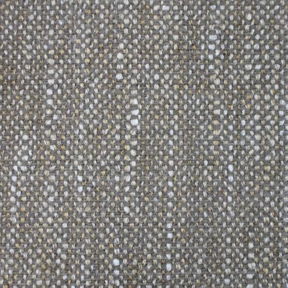 Krzesło do jadalni materiałowe z drewnianą podstawą Made in Italy - kokos Viadurini