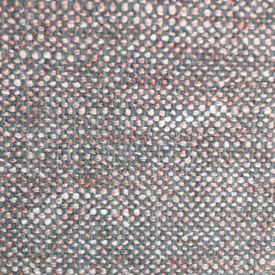 Krzesło do jadalni materiałowe z drewnianą podstawą Made in Italy - kokos Viadurini