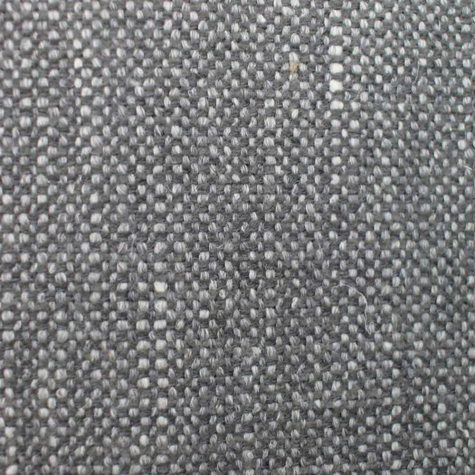 Krzesło do jadalni materiałowe z drewnianą podstawą Made in Italy - kokos Viadurini