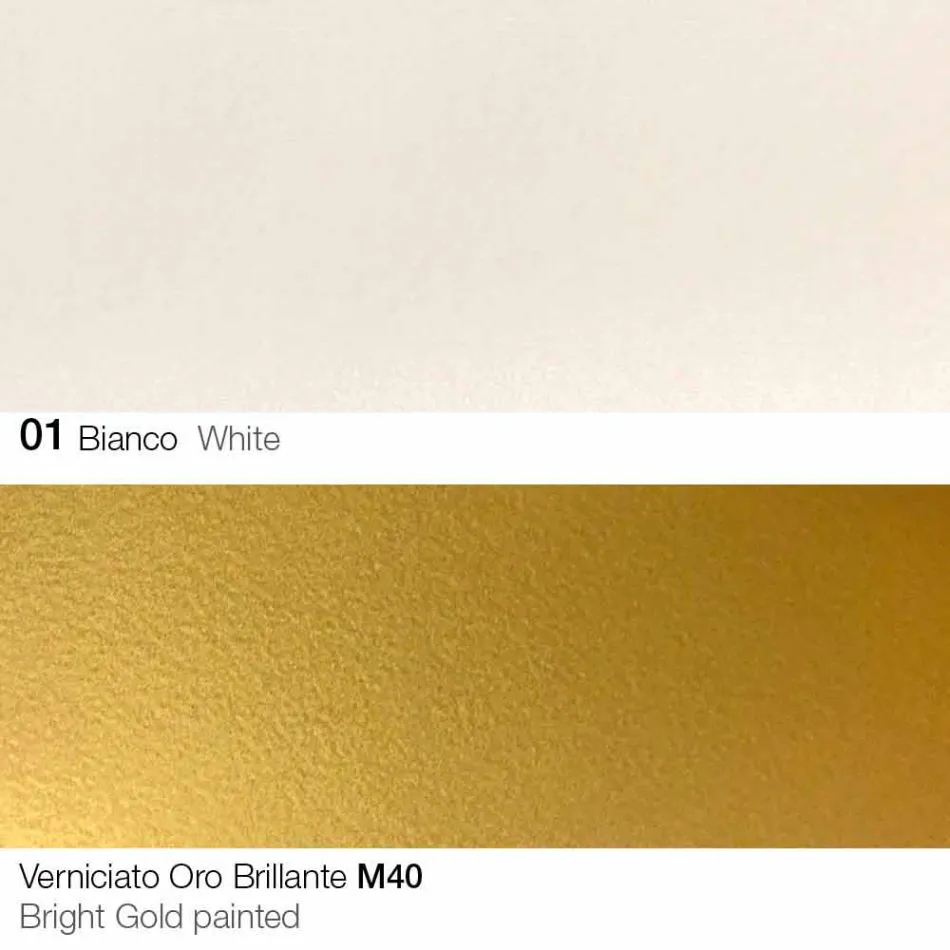 Krzesło do jadalni z tkaniny ze złotymi nogami Made in Italy - Marchesi Viadurini