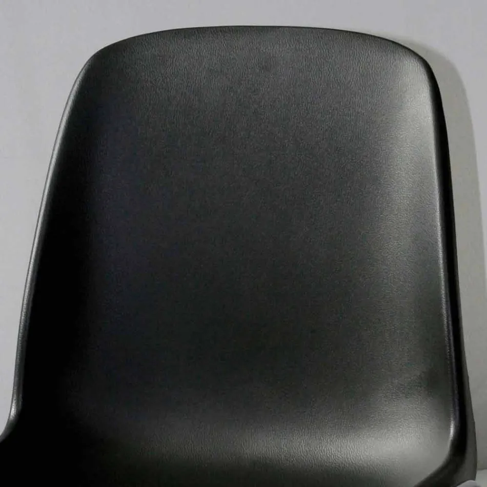 Nowoczesne krzesło do sali konferencyjnej lub sali konferencyjnej z metalu i czarnego ABS - Zetica Viadurini