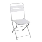 Składane krzesło ogrodowe wykonane w całości z metalu - Ribbon Viadurini