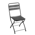 Składane krzesło ogrodowe wykonane w całości z metalu - Ribbon Viadurini