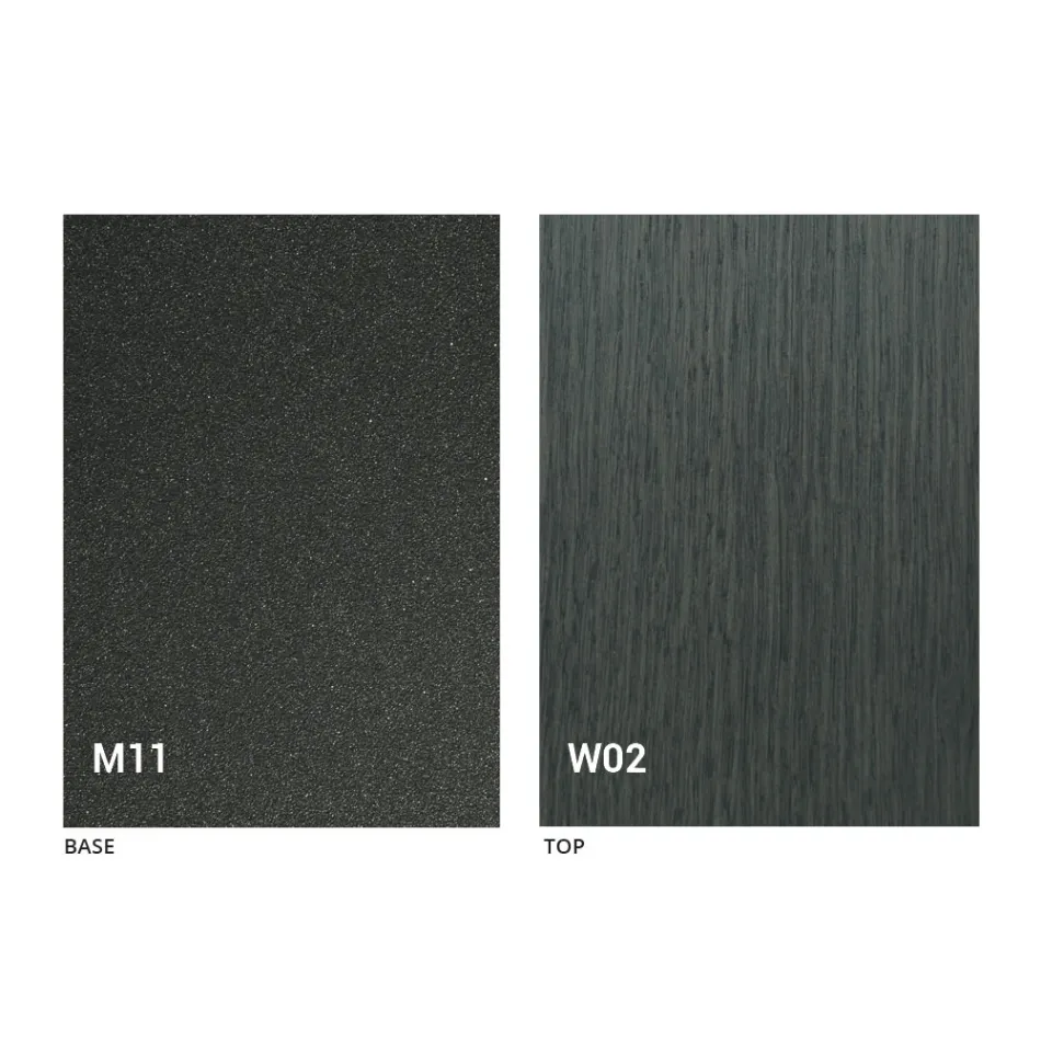 Krzesło składane z metalu i drewna dębowego 2 sztuki Made in Italy - Roberta Viadurini