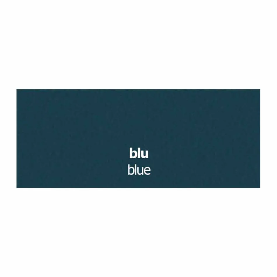 Skórzane krzesło tapicerowane z metalową konstrukcją Made in Italy, 2 sztuki - cynk Viadurini