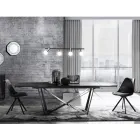 Krzesło do jadalni ze skóry syntetycznej i polipropylenu 4 sztuki - Shakira Viadurini