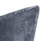 Krzesło do jadalni tapicerowane tkaniną Made in Italy, 4 sztuki - Tagata Viadurini