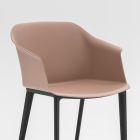 Krzesło do salonu z kolorowego polipropylenu Made in Italy, 4 sztuki - Marbella Viadurini