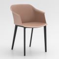 Krzesło do salonu z kolorowego polipropylenu Made in Italy, 4 sztuki - Marbella