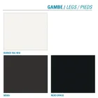 Metalowe krzesło do salonu i siedzisko z mikrofibry Made in Italy, 2 sztuki - Fabiola Viadurini